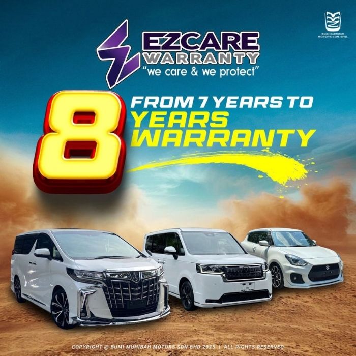 promosi kereta recon 8 tahun warranty